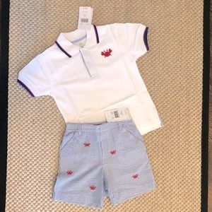 NWT seersucker Florence Eiseman 4T outfit